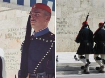 Αδελφή Εύζωνα τον αντικρίζει και συγκινεί: «Πρώτη φορά από μικρά παιδιά, αντί να με κάνεις να γελάω δακρύζω»