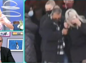Ρούλα Πισπιρίγκου – Μάνος Δασκαλάκης: Είχαν βγει για καφέ, με χρωματιστά ρούχα, 2 ώρες πριν την κηδεία της Τζωρτζίνας