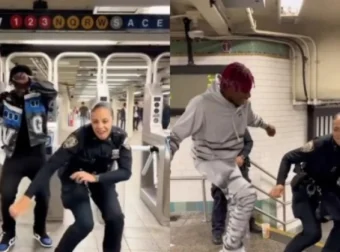 Δείτε την – Viral η αστυνομικός που χορεύει εν ώρα υπηρεσίας στο μετρό (βίντεο)