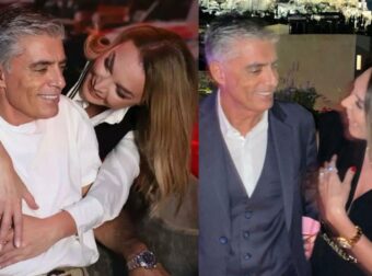 Σαν τους γαλαζοαiματους: Γεμάτοι ευτυχία ποζάρουν Στεφανίδου και Ευαγγελάτος με φόντο την Ακρόπολη
