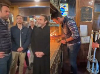 Στέφανος Κασσελάκης και Τάιλερ Μακμπέθ: Άναψαν κεράκι στον Άγιο Δημήτριο Αστόριας – Η αποκάλυψη για τον γάμο τους