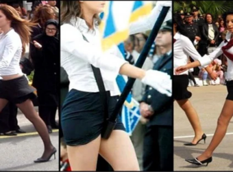 Παρέλαση: Μίνι, γόβες, μαθήτριες και δασκάλες που άφησαν εποχή [φωτο, video]