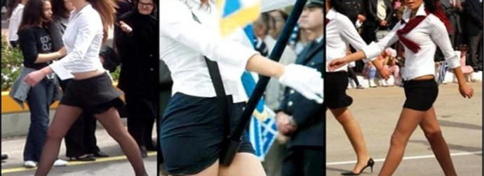 Παρέλαση: Μίνι, γόβες, μαθήτριες και δασκάλες που άφησαν εποχή [φωτο, video]