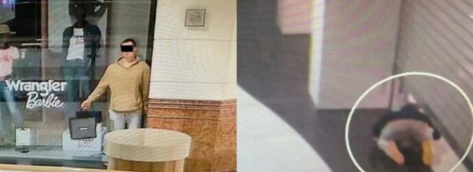 22χρονος παρίστανε την «κούκλα» βιτρίνας για να ληστεύει καταστήματα (video)