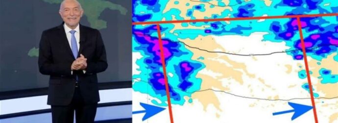 Δεν το περίμενε ούτε ο Τάσος Αρνιακός: «Ανατράπηκαν όλα για την κακοκαιρία τύπου “Π”»
