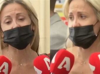 «Δεν είμαι καλά» – Η εικόνα της Άννας Φλωρινιώτη έξω από το νοσοκομείο που πέθανε ο αδερφός της
