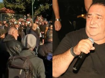 Βασίλης Καρράς: Δείτε live εικόνα από κηδεία του στο Κοκκινοχώρι Καβάλας