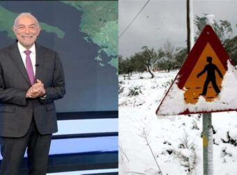 «Λευκό πέπλο» από τον Τάσο Αρνιακό: «Θα τουρτουρίσουμε! Ασύλληπτη βουτιά της θερμοκρασίας φέρνει πυκνό χιονιά»
