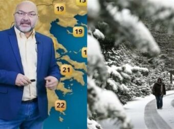 «Ξανά στα «λευκά» η χώρα»: Νέα «χιονοστιβάδα» από τον Σάκη Αρναούτογολου (video)
