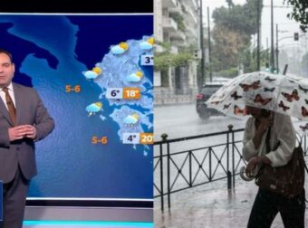 Κάθετος ο Κλέαρχος Μαρουσάκης: «Νερουλή εισβολή στην Αθήνα – Βροχές που θα μείνουν στην πόλη μέχρι…»