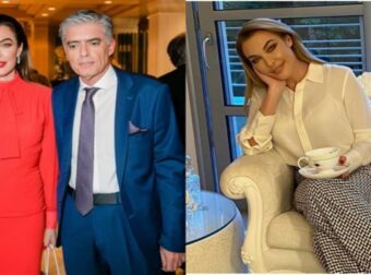 «Υπερπαραγωγή» από Τατιάνα Στεφανίδου και Ευαγγελάτο: Η χριστουγεννιάτικη διακόσμηση και το αριστοκρατικό σαλόνι τους