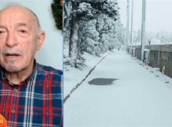 Τάσος Αρνιακός: «Κλείδωσε» ο καιρός των Χριστουγέννων – Χιόνια σ’ αυτές τις περιοχές!