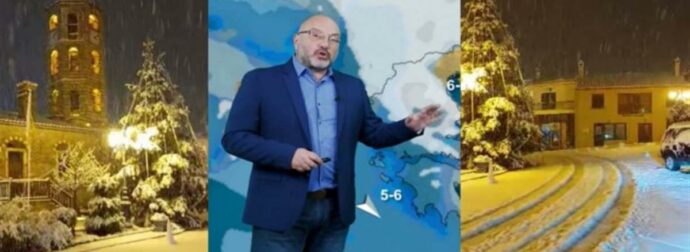 Ισχυρή χιονόπτωση: Έκτακτο μήνυμα από τον Σάκη Αρναούτογλου