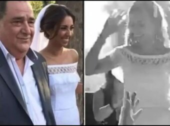 Την καμάρωνε νuφούλα γεμάτος υπερnφάνεια: Το τpομερό τσιφτετέλι της κόρης του Βασίλη Καρρά στον γάμο της
