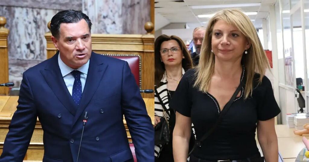 Μαρία Καρυστιανού για Άδωνι Γεωργιάδη: «Αυτός που πέρα από βιβλιοπώλης εκθείαζε και πουλούσε νανογιλέκα για θεραπείες σε πόνους και οσφυαλγίες και μάλιστα για 119 ευρώ»