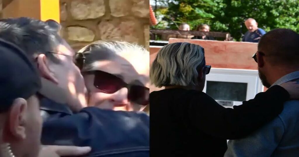 Μνημόσυνο Μαζωνάκη: Κατέρρευσε η Μαρία Μαζωνάκη έξω από την εκκλησία (video)